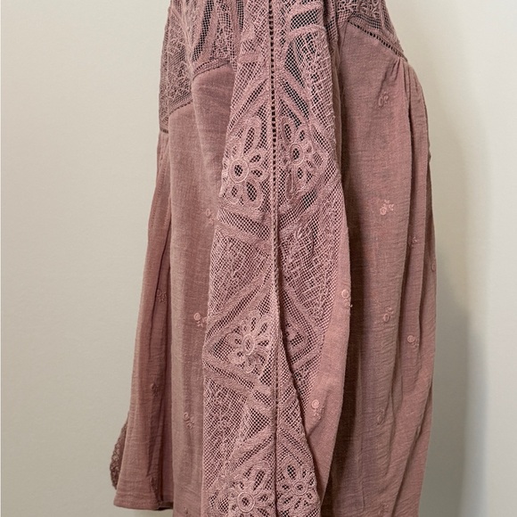 525 America Pink and Navy Striped Hooded Sweater - Picture 9 of 9